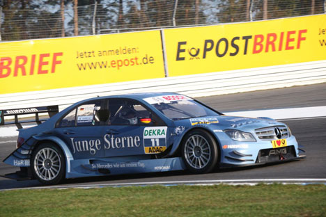 Hurtigste Mercedes kører i 2. fri træning var Christian Vietoris
(Foto: Natascha Theisen)